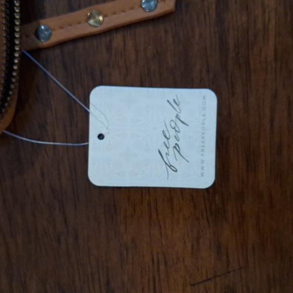 Free People Brown Vegan Wallet / Wristlet by Free People with Decorative Zipper - Picture 4 of 7